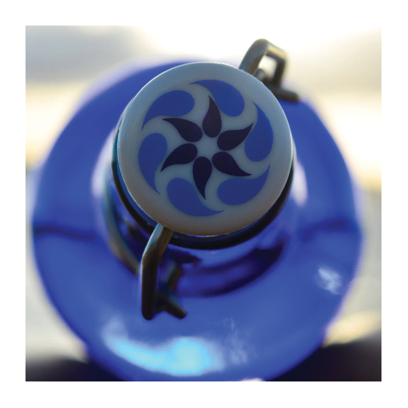 We Are the Medicine True Blue Glass – Handcrafted Italian Elegance