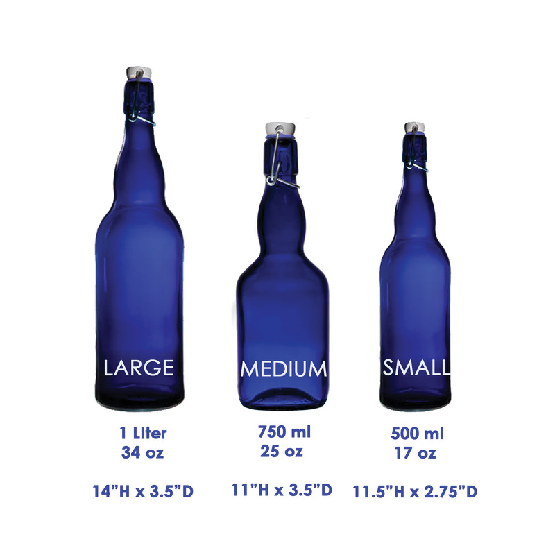 We Are the Medicine True Blue Glass – Handcrafted Italian Elegance